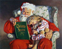 Santa Reading